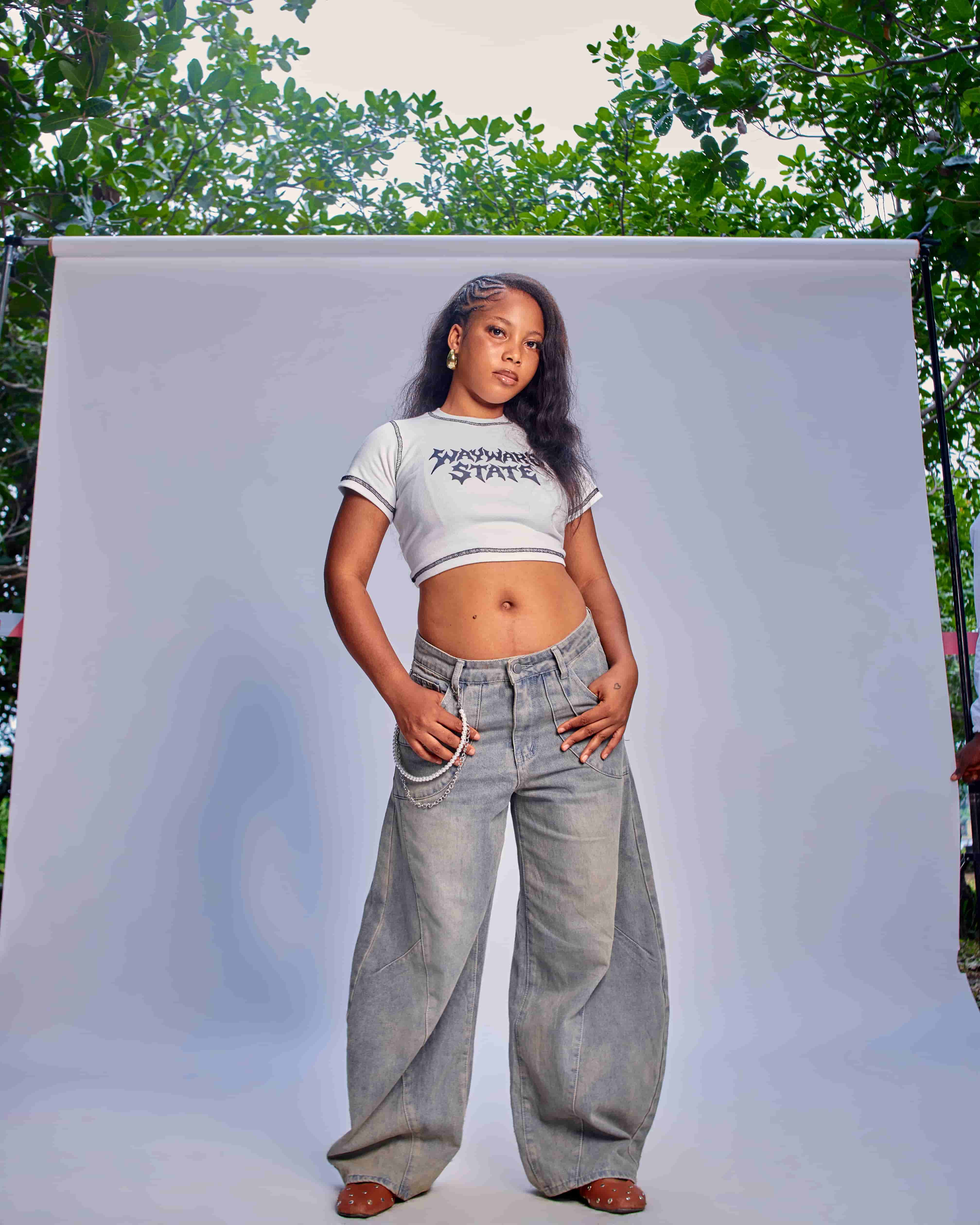 Wayward crop-top white